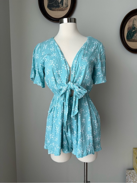 Ghanda Pants - Ghanda Australia Ava playsuit in green moss floral